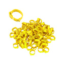 100PCS Adjustable Bird Leg Rings Numbered