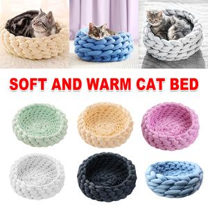 Washable Pet Litter Coarse Wool Dog Cat Litter Soft Comfortable Easy to Clean