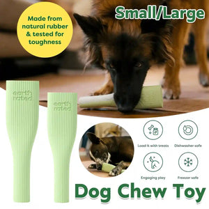 Earth Rated Natural Rubber Dog Chew Toy Durable Treat Dispenser for Interactive Play