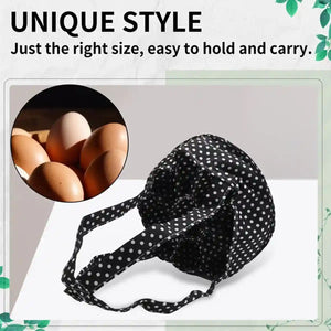 Egg Collecting Basket Durable Fabric Egg Gathering Carrier
