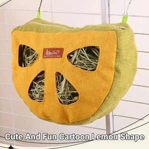 Hanging Hay Bag – Durable Rabbit Hay Feeder with Hooks