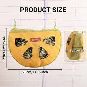 Hanging Hay Bag – Durable Rabbit Hay Feeder with Hooks
