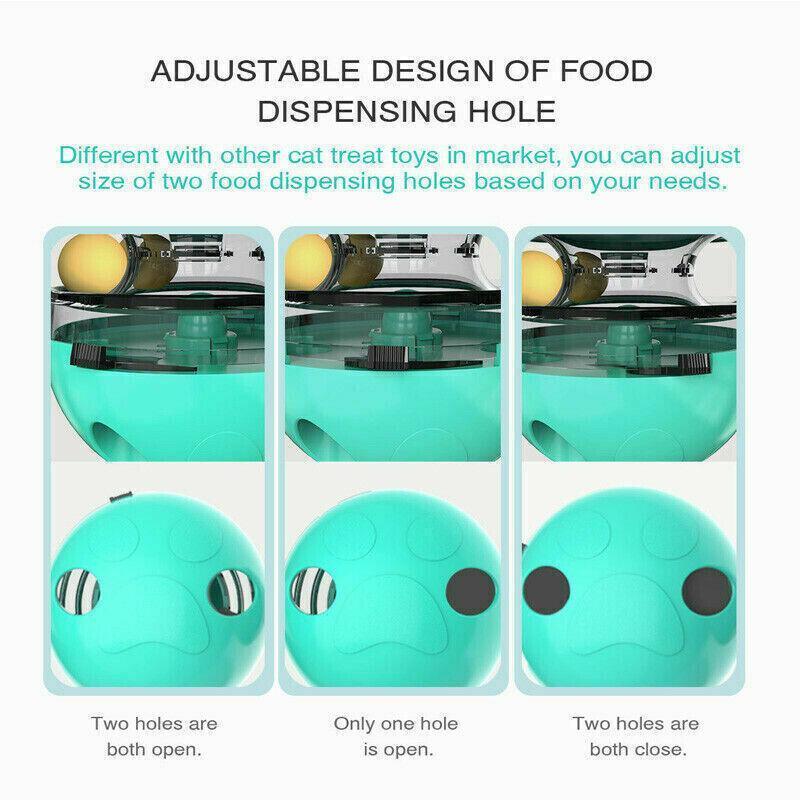 Interactive Cat Treat Ball for Self-Play and Slow Feeding