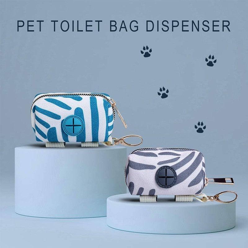 Grey Dog Poop Bag Holder