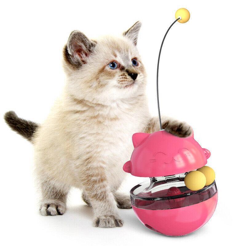 Interactive Cat Treat Ball for Self-Play and Slow Feeding