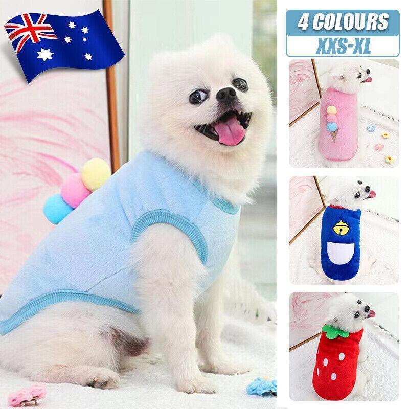 Velvet Dog Jumper Vest Soft Winter Outfit for Stylish Pets