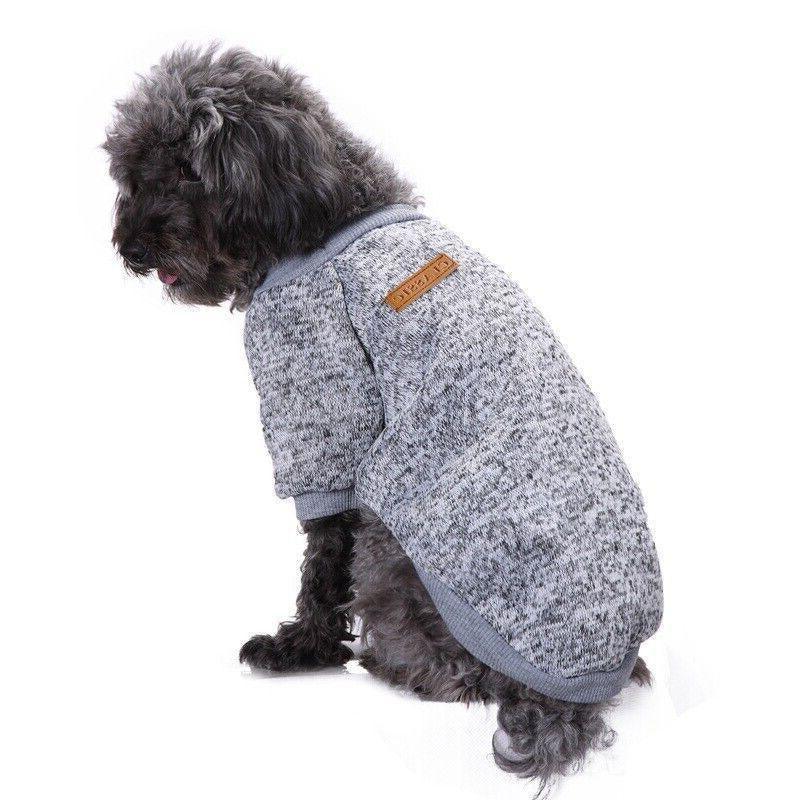 Winter Comfort Dog Jumper with Knitted Design and Colour Options