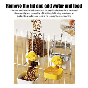 Automatic Pet Hanging Water and Food Feeder | Convenient & Durable