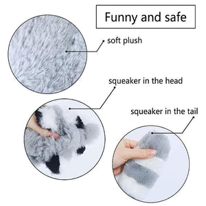 Durable Plush Dog Toy with Squeaky Feature for Medium Breeds 45 cm