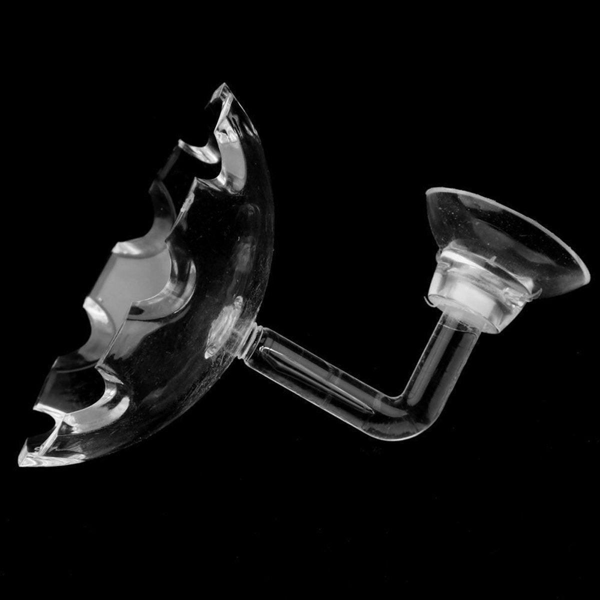 Aquarium Fish Tank Shrimp Food Feeder Clear Arylic Feeding Dish Fish Tank Feeder