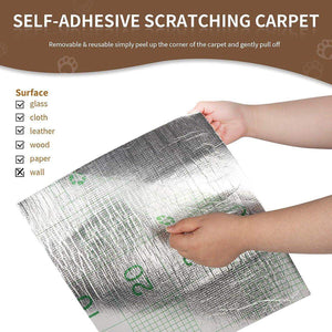 Trimmable Self Adhesive Carpet Pad for Cat Tree Stands Scratching Post Furniture