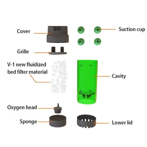 Advanced Internal Aquarium Filter Dual Filtration for Freshwater & Saltwater Tanks