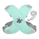 Adjustable Reflective Pet Harness and Leash Set for Small to Large Pets