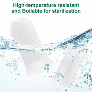 Easy-to-Use Finger Toothbrush for Dogs – Gentle Silicone Pet Dental Care