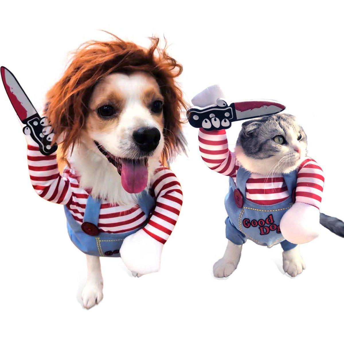 Halloween Dog Costume Pet Accessories Funny Dress Up for Small Medium Dogs