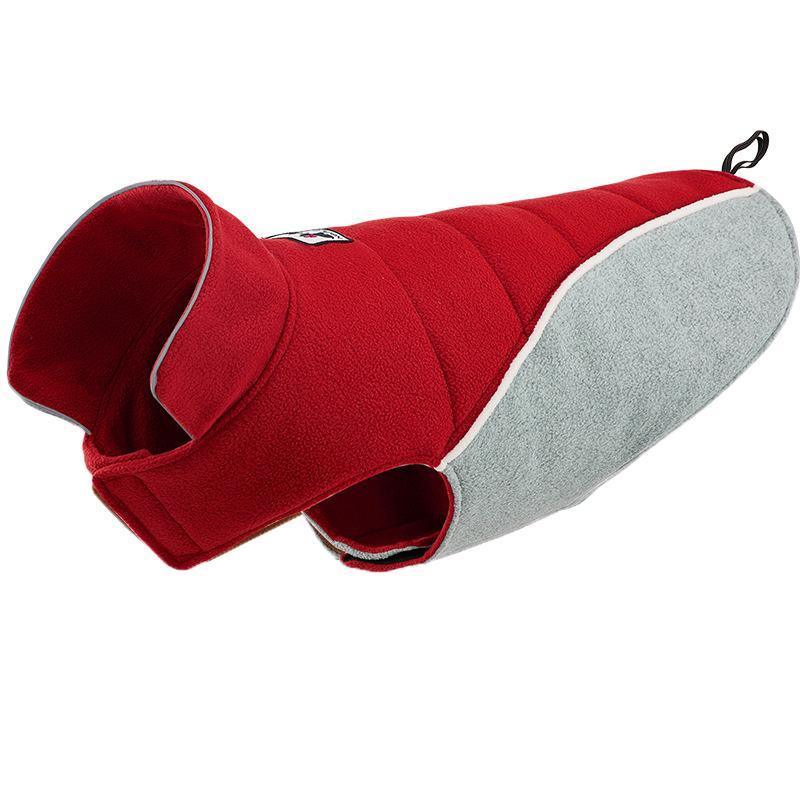 Double-Sided Fleece Dog Jacket for Winter Warmth and Comfort