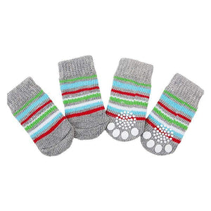 Dog Socks Non-Slip Grip Slip Anti-Skid S M L - Puppy Cat Pet Shoes Slippers
