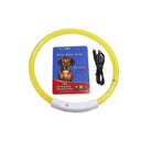 USB Rechargeable Light Up LED Dog Collar for Night Safety AU