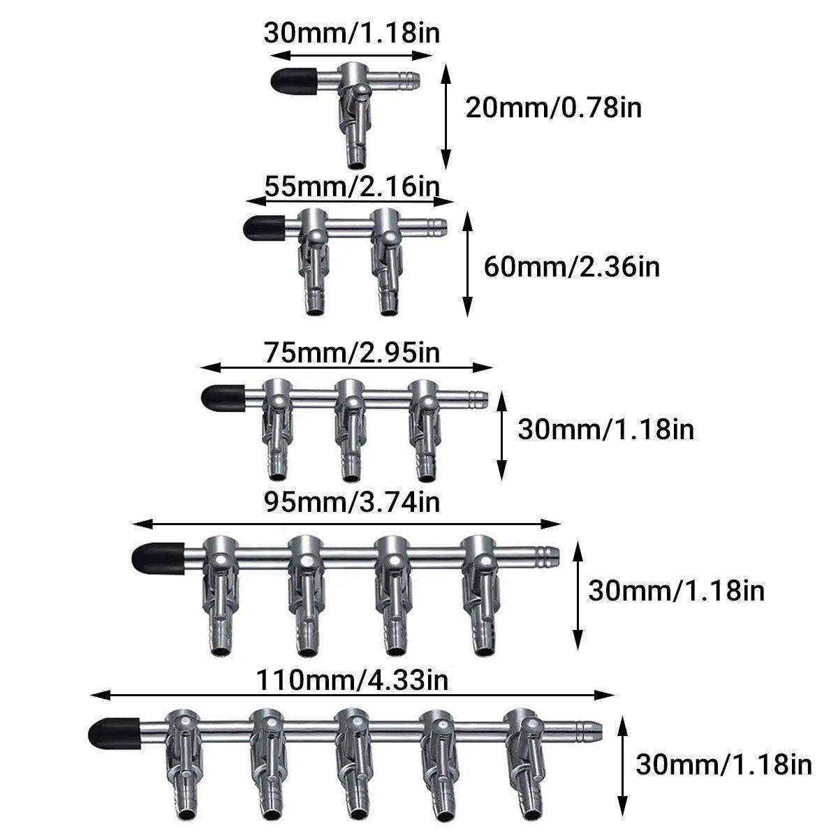 Aquarium Oxygenation Pump Volume Regulating Valve Shunt Dispenser Accessories