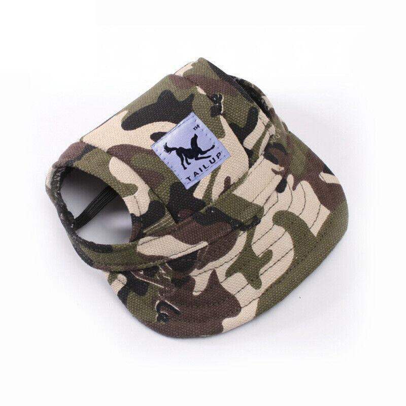 Summer Pet Dog Sun Hat S-XL Canvas Baseball Cap Outdoor Puppy Visor