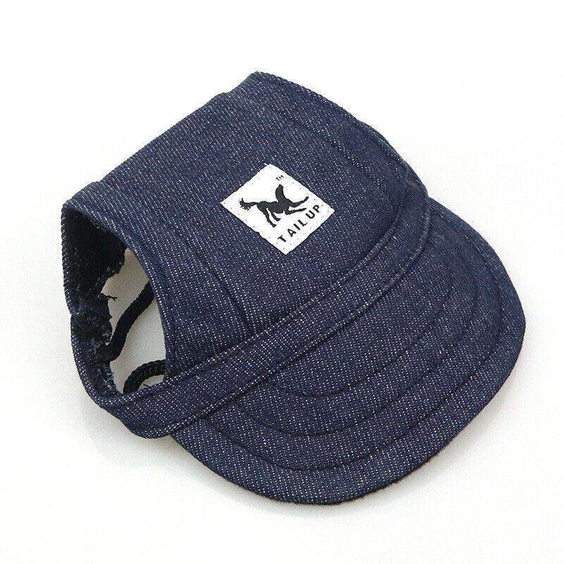 Summer Pet Dog Sun Hat S-XL Canvas Baseball Cap Outdoor Puppy Visor