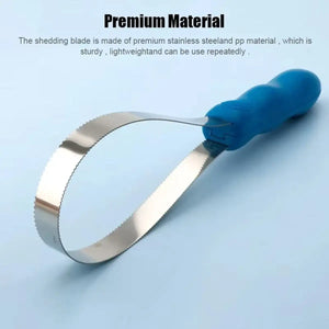 Pet Grooming Tool for Shedding Stainless Steel Hair Removal Comb for Dogs & Cats