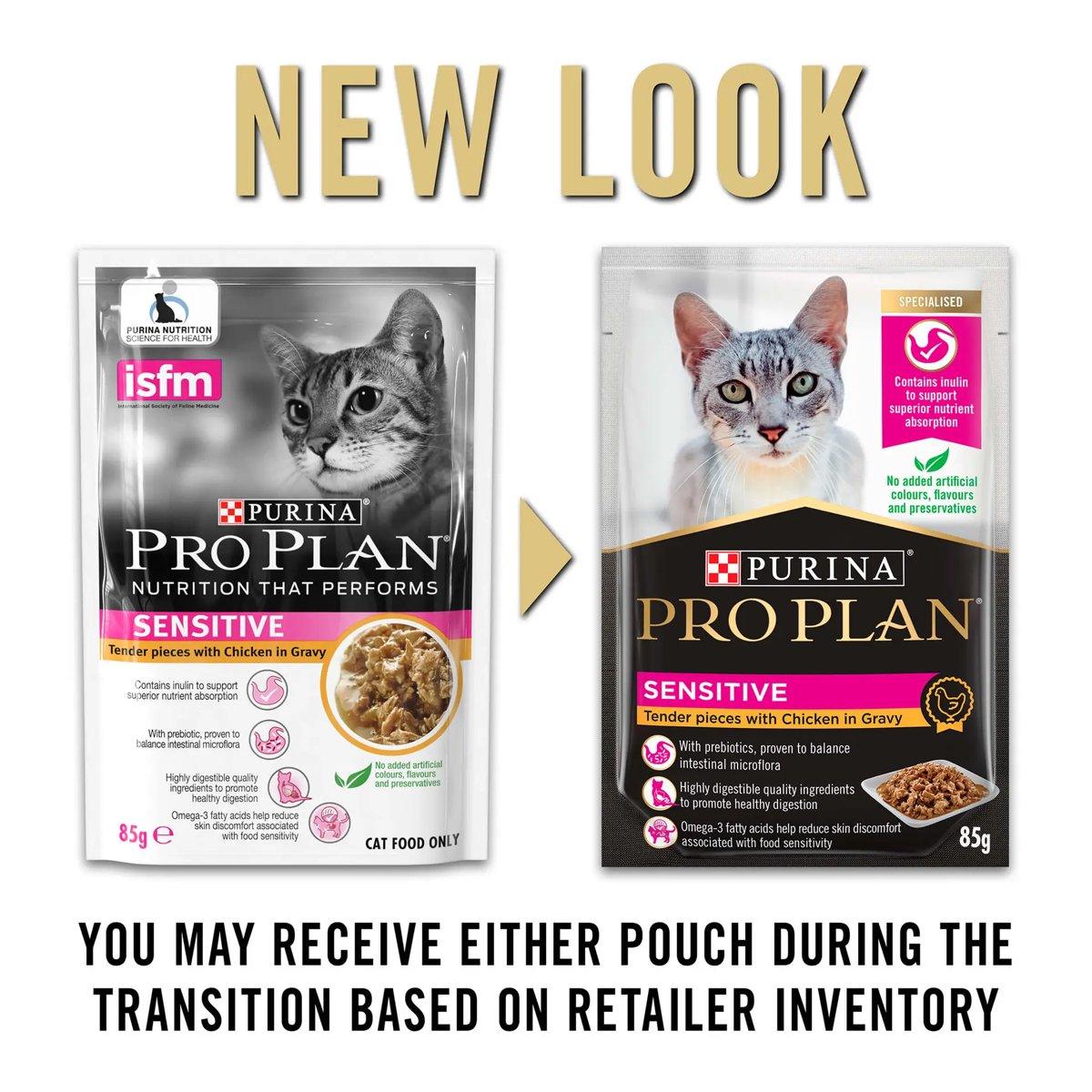 Pro Plan Adult Sensitive Wet Cat Food Chicken in Gravy 85g*12