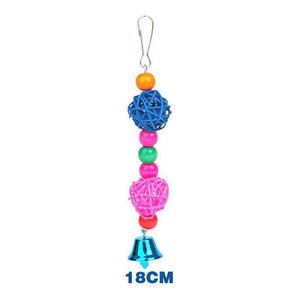 5PCS Interactive Hanging Bird Toys Set for Parrots and Small Birds