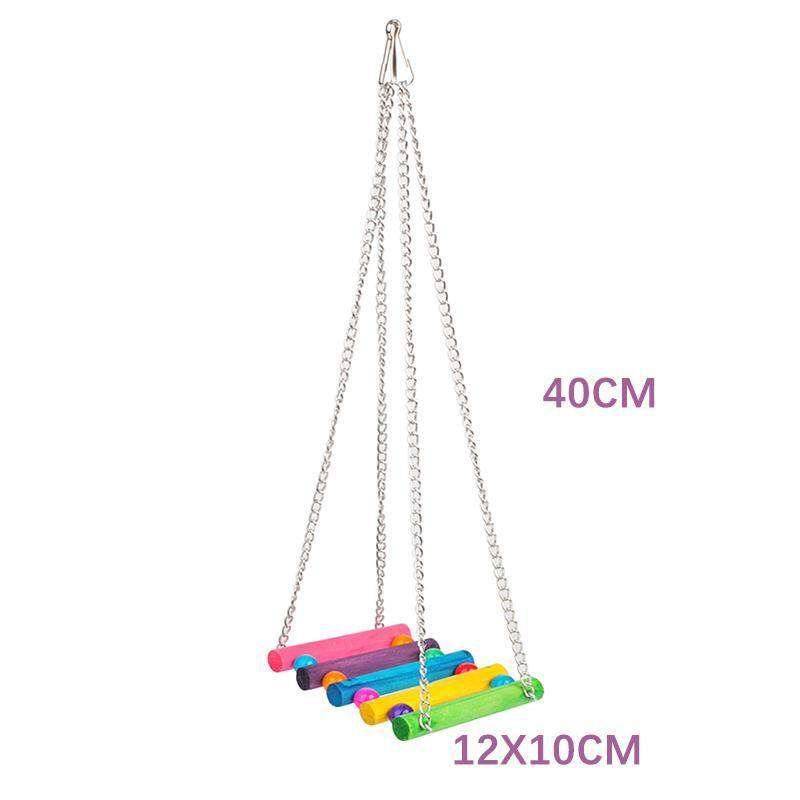5PCS Interactive Hanging Bird Toys Set for Parrots and Small Birds