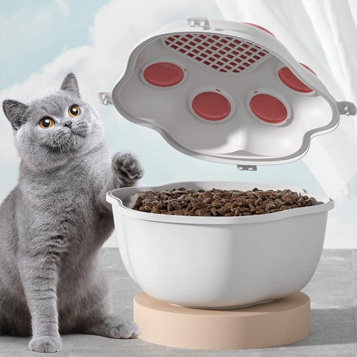 Large Pet Food Storage Bucket Airtight Design with 3kg Capacity