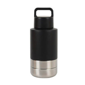 Stainless Steel Pet Thermos Portable Hydration & Food Bowl for Pets