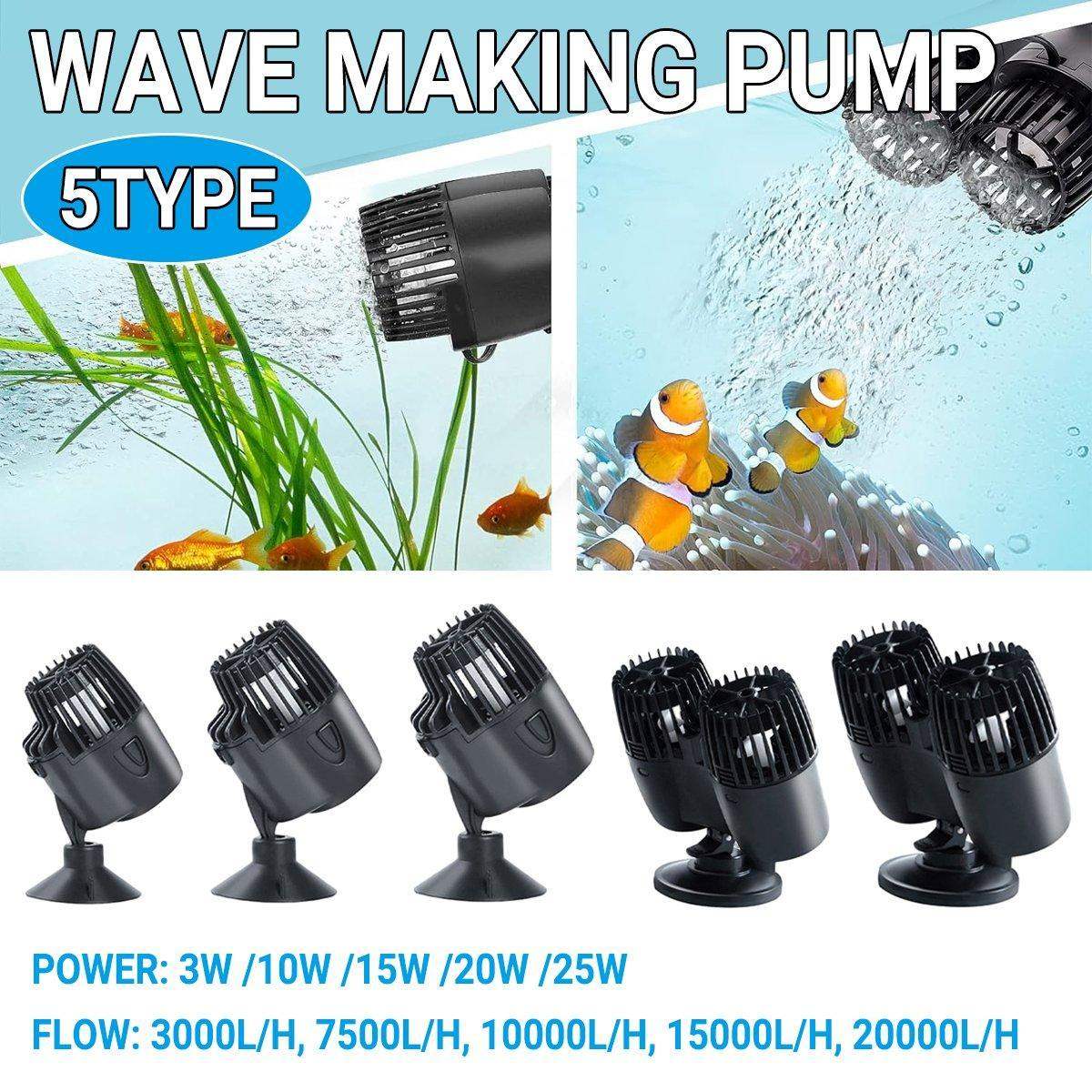 Aquarium Wave Maker Air Pump - Fish Tank Aerator for Enhanced Oxygen and Water Flow