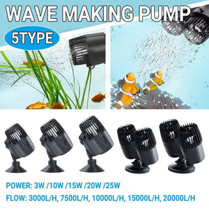Aquarium Wave Maker Air Pump - Fish Tank Aerator for Enhanced Oxygen and Water Flow
