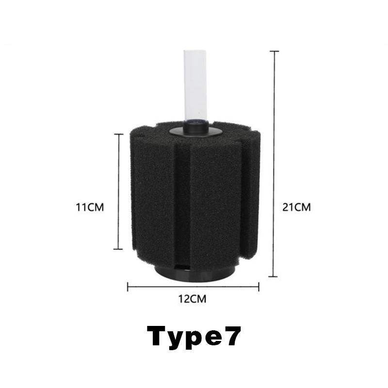 3-in-1 Sponge Filter Aquarium Cleaner Adjustable & Efficient Filtration