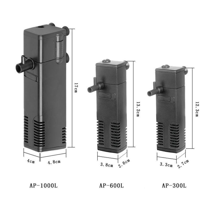 Powerful Internal Fish Tank Filter Submersible Filtration System with Oxygenation