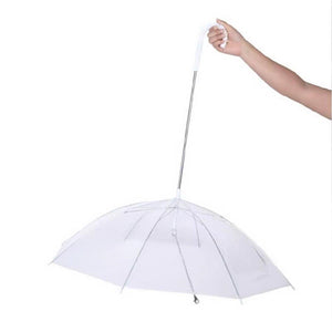 Pet Umbrella with Leash Attachment Keep Your Dog Dry in Style