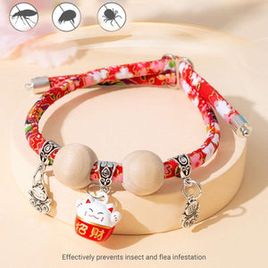 Pet Bell Necklace Designer Cat Flea Collar Dog Insect Repellent