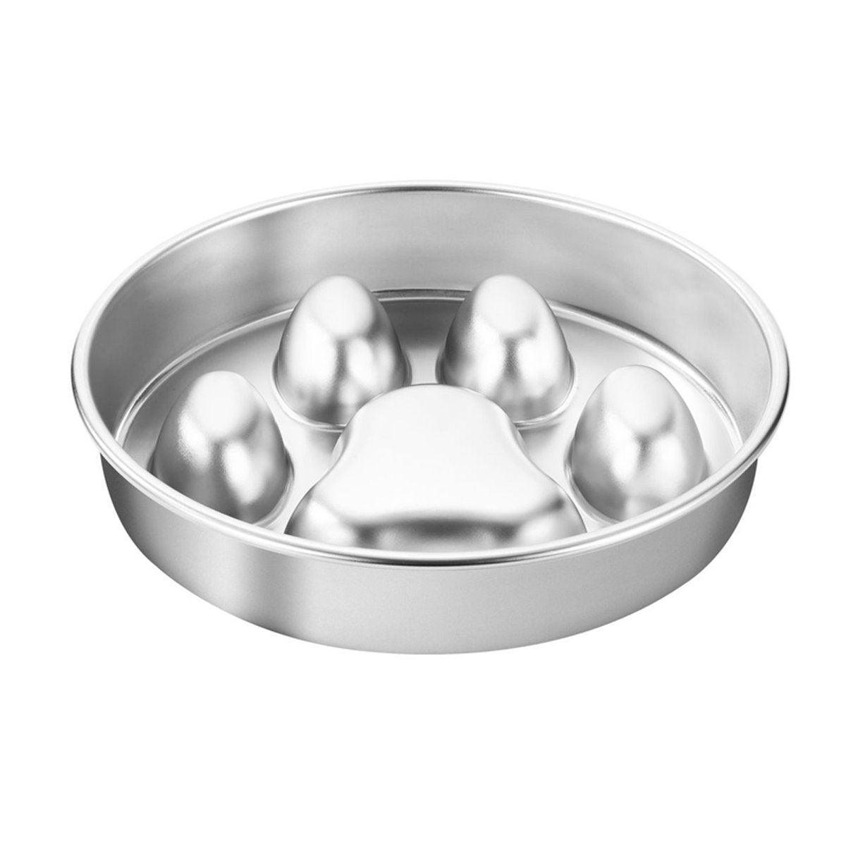 Durable Stainless Steel Slow Feeder Dog Bowl Anti-Bloat & Healthy Eating