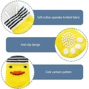 Dog Socks Non-Slip Grip Slip Anti-Skid S M L - Puppy Cat Pet Shoes Slippers