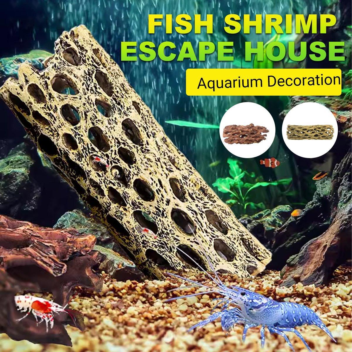 Creative Shrimp House Decoration Aquarium Castle Fish and Shrimp Escape Tank