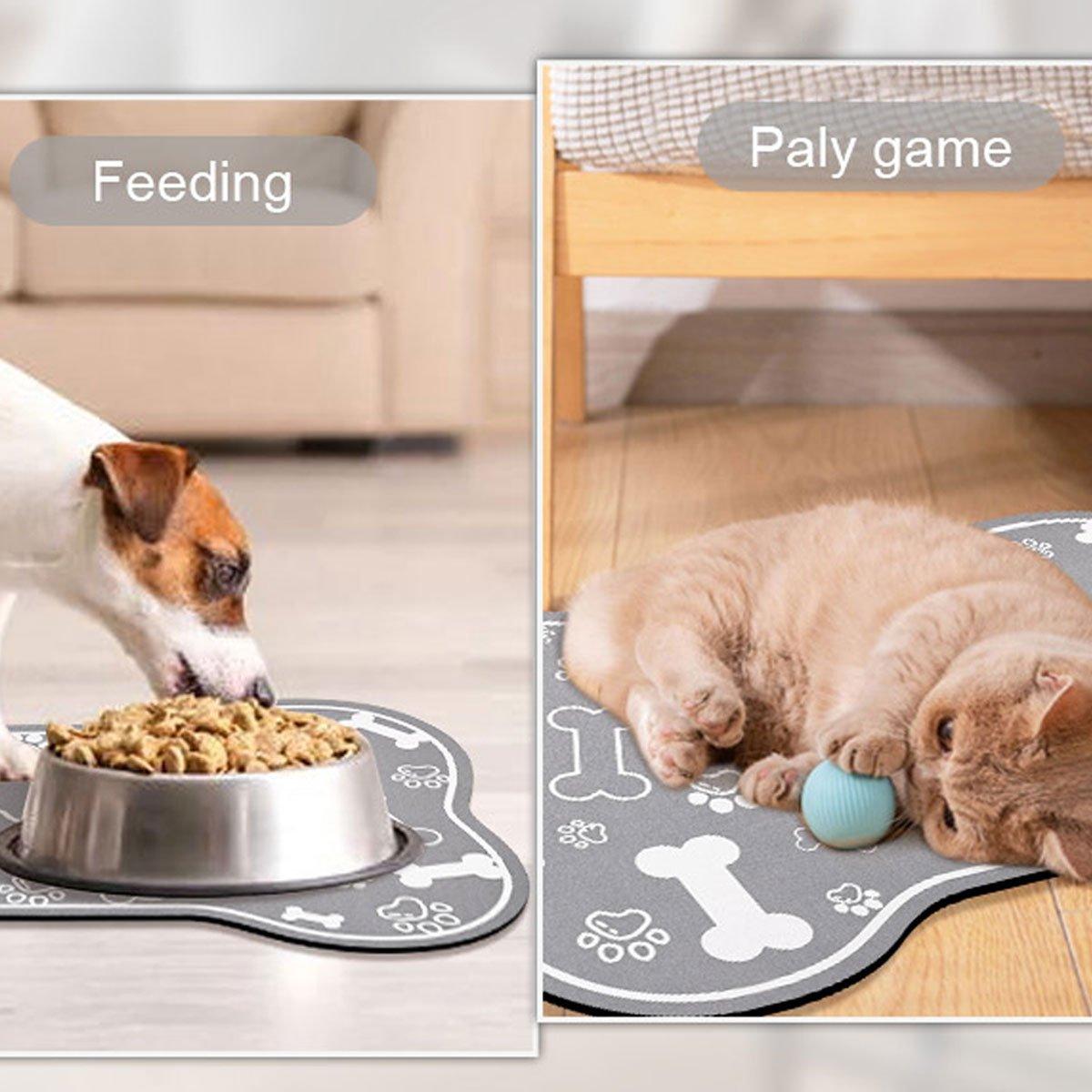 Non-slip Diatom Mud Pet Feeding Mat Absorbent & Dirt-Resistant Dog Placemat
