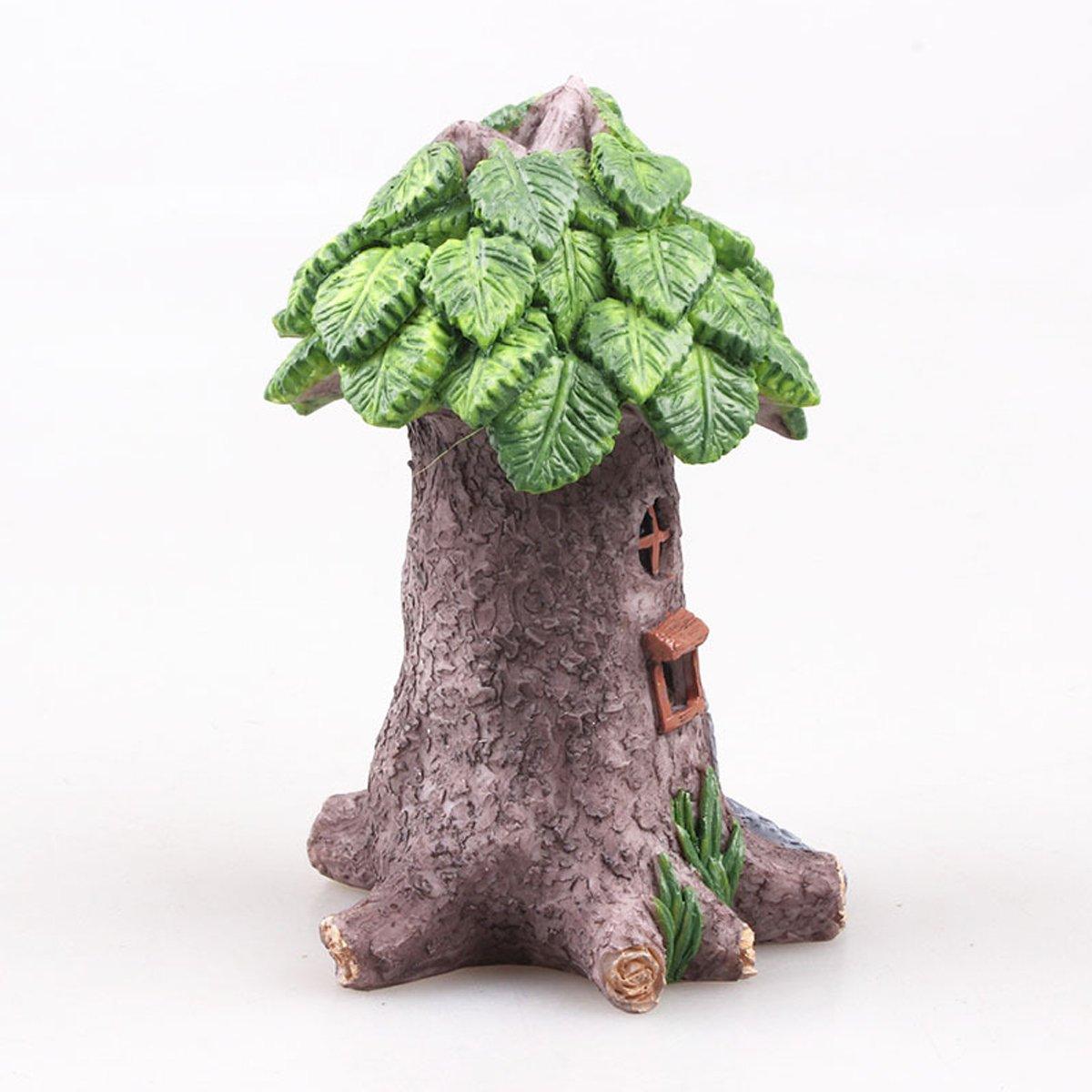 Resin Small Green Tree for Aquariums & DIY Landscapes Realistic Decoration