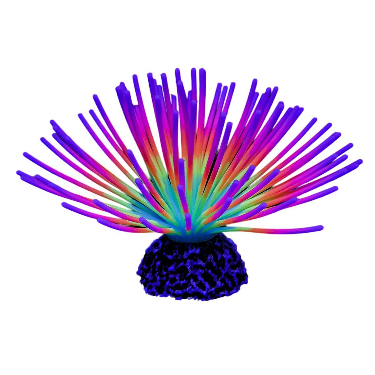 Aquarium Fish Tank Decor Simulation Coral Lotus Aquatic Plants Vibrant Ornament
