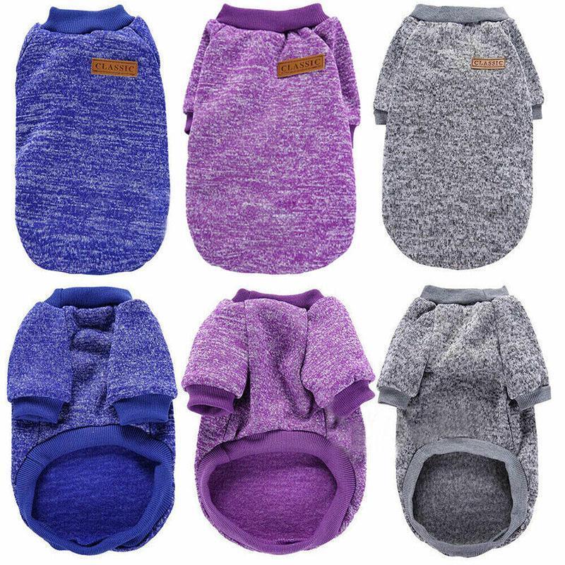 Winter Comfort Dog Jumper with Knitted Design and Colour Options