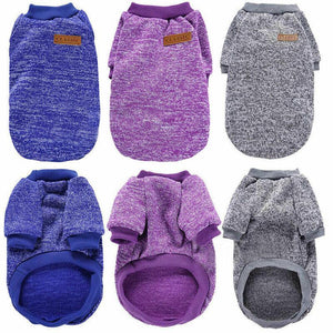 Winter Comfort Dog Jumper with Knitted Design and Colour Options