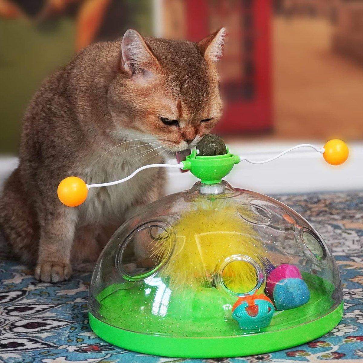 Interactive Windmill Catnip Toys for Indoor Cats Engaging & Fun Playtime