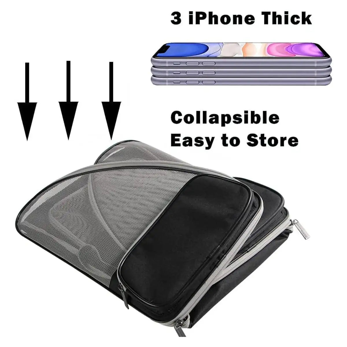 Large Foldable Breathable Portable Cat Dog Bag Pet Backpack