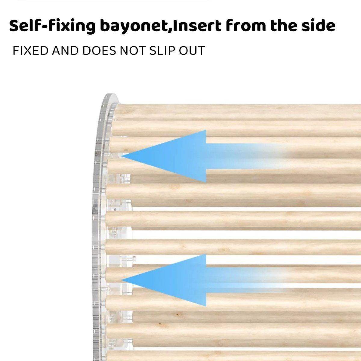 Lightweight Portable Acrylic Bird Cage with Bamboo Handle