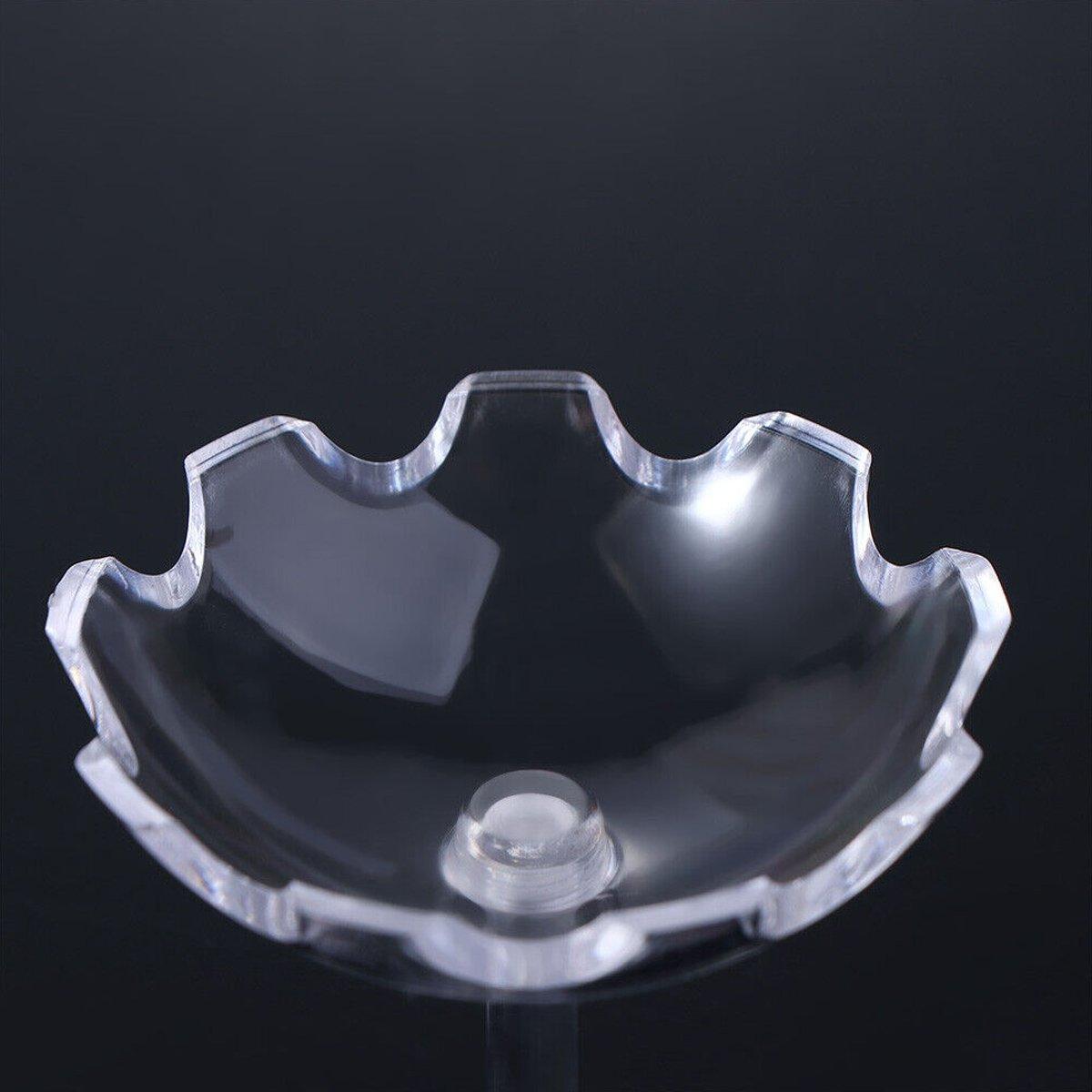 Aquarium Fish Tank Shrimp Food Feeder Clear Arylic Feeding Dish Fish Tank Feeder
