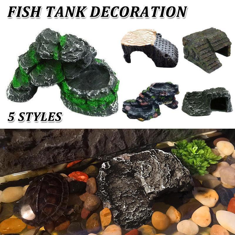 Durable Resin Aquarium Rocks for Fish Tanks Safe & Realistic Decor